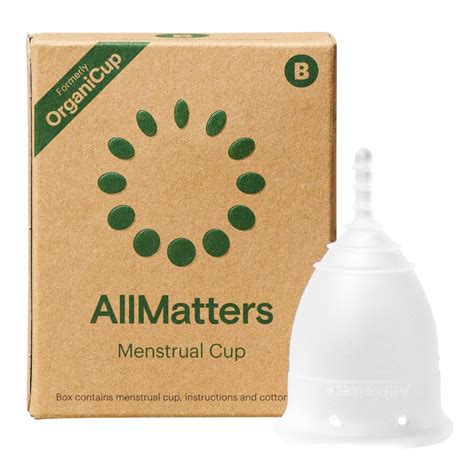 organic cup|Allmatters (Organicup) The Menstrual Cup Size B